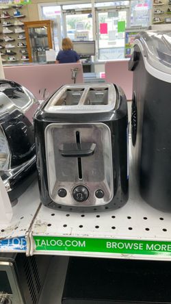 Black 2-Slice Toaster with Bagel Function