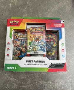 First Partner Illustration Collection Box Series 1 Brand New Sealed Pokemon Card