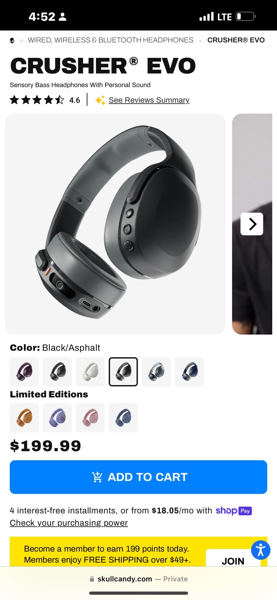 Skullcandy Crusher Evo New 