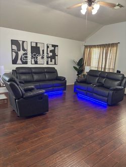 Brand New Dark Grey 3 Piece Reclining Living Room Set Delivery Available 🚚