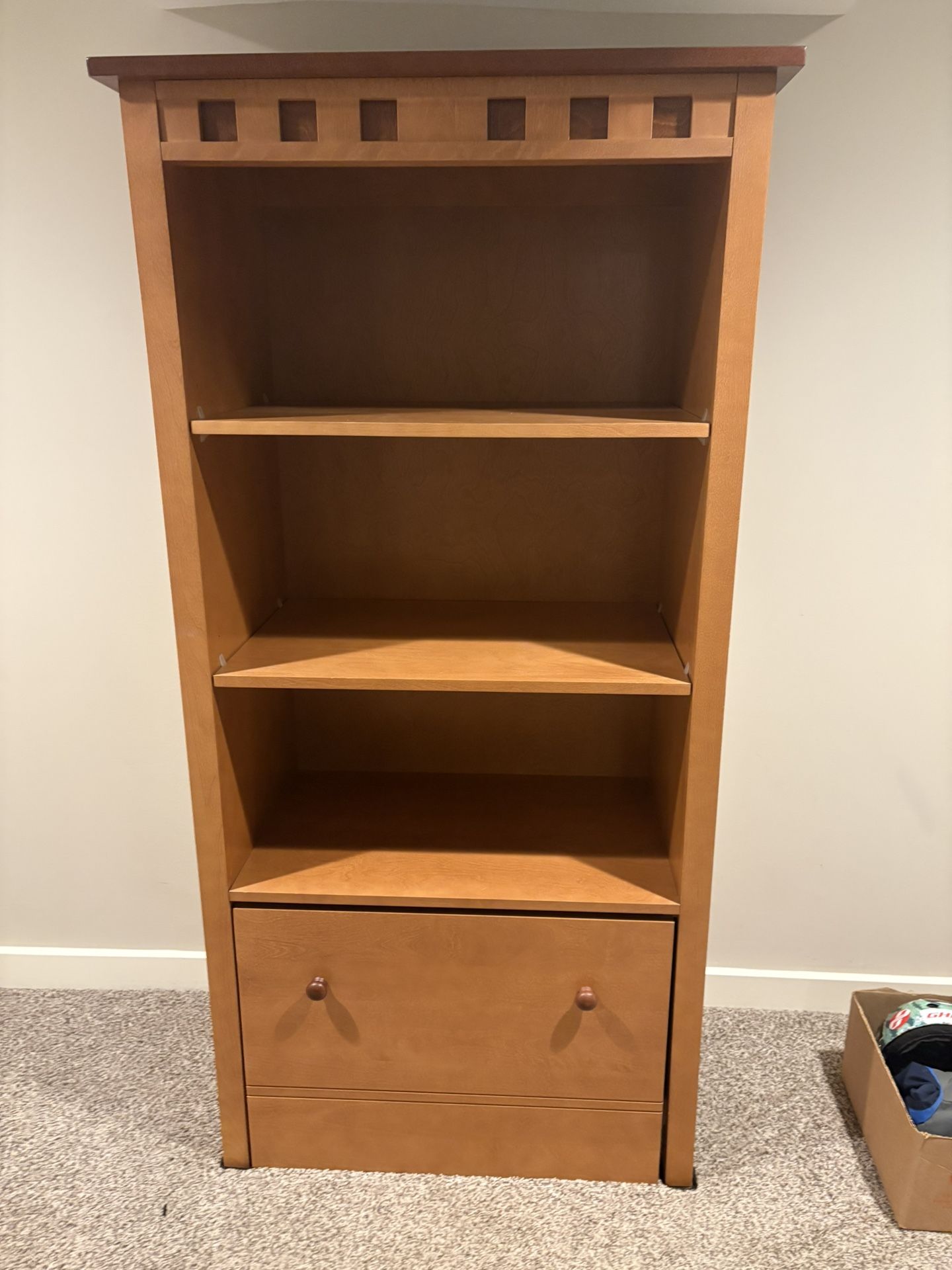 Bookshelf With Storage Drawer