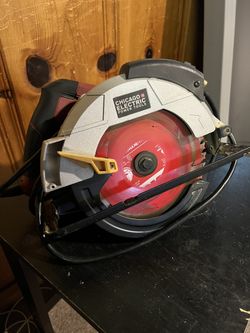 Chicago Electric Corded Electric Circular Saw W/ Laser Guide System
