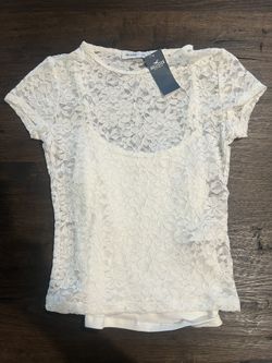 Hollister All Over Lace Shirt