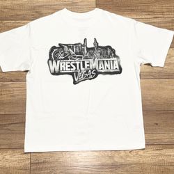 WWE Las Vegas Wrestlemania Viva Graffiti Exclusive Rare White T Shirt Mens M