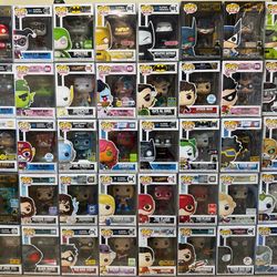 Funko Pop with Pop Protectors