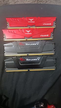T-Force Vulcan Z and G.Skill Ripjaws V DDR4 RAM