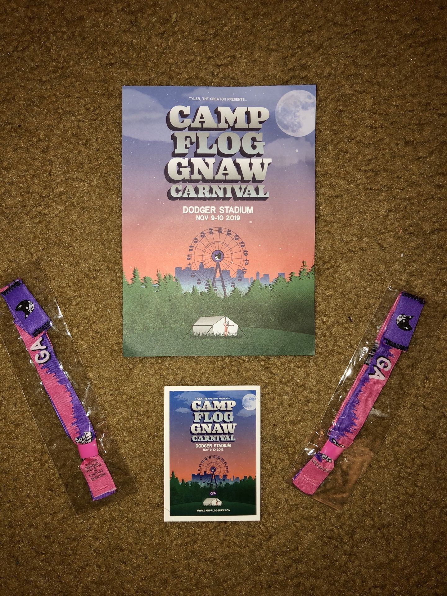 2 General Admission Camp Flog Gnaw Passes