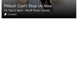 Two Pitbull Tickets 
