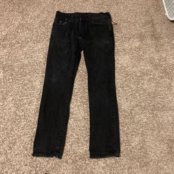 True Religion Black Jeans 32