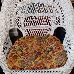 White Wicker Chair