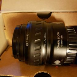 Minolta autofocus macro lens.