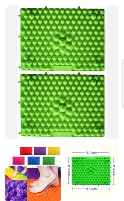 Pack of 4 stress relief math green