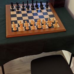 The Superior Grandmaster Chess Set, Box, & Board Combination