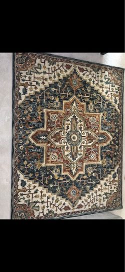 Wool area rug