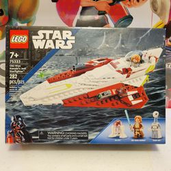 New Lego Star Wars Obi-Wan Kenobi Jedi Starfighter Taun We R4 Set