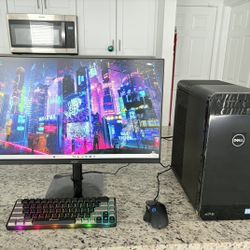 Complete gaming setup intel core i7 9700 3.00ghz, 16gb ram, 512gb nvme, 27" 120hz 1ms screen, nvidia
