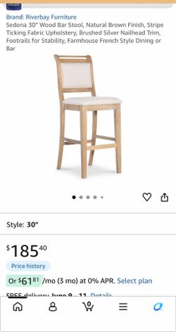 4 brand new bar stools, never used/ 4 sillas para bar