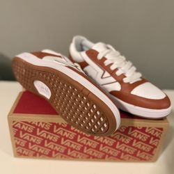 🍂 VANS (BRAND NEW) Lowland •Leather CC 2-Tone-Auburn Shoe New...