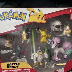 Pokemon Toys Ready Battle Figures 8 Pack