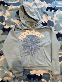 Sp5der hoodie (baby blue)