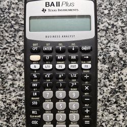 Texas Instruments BAII Plus Financial Calculator