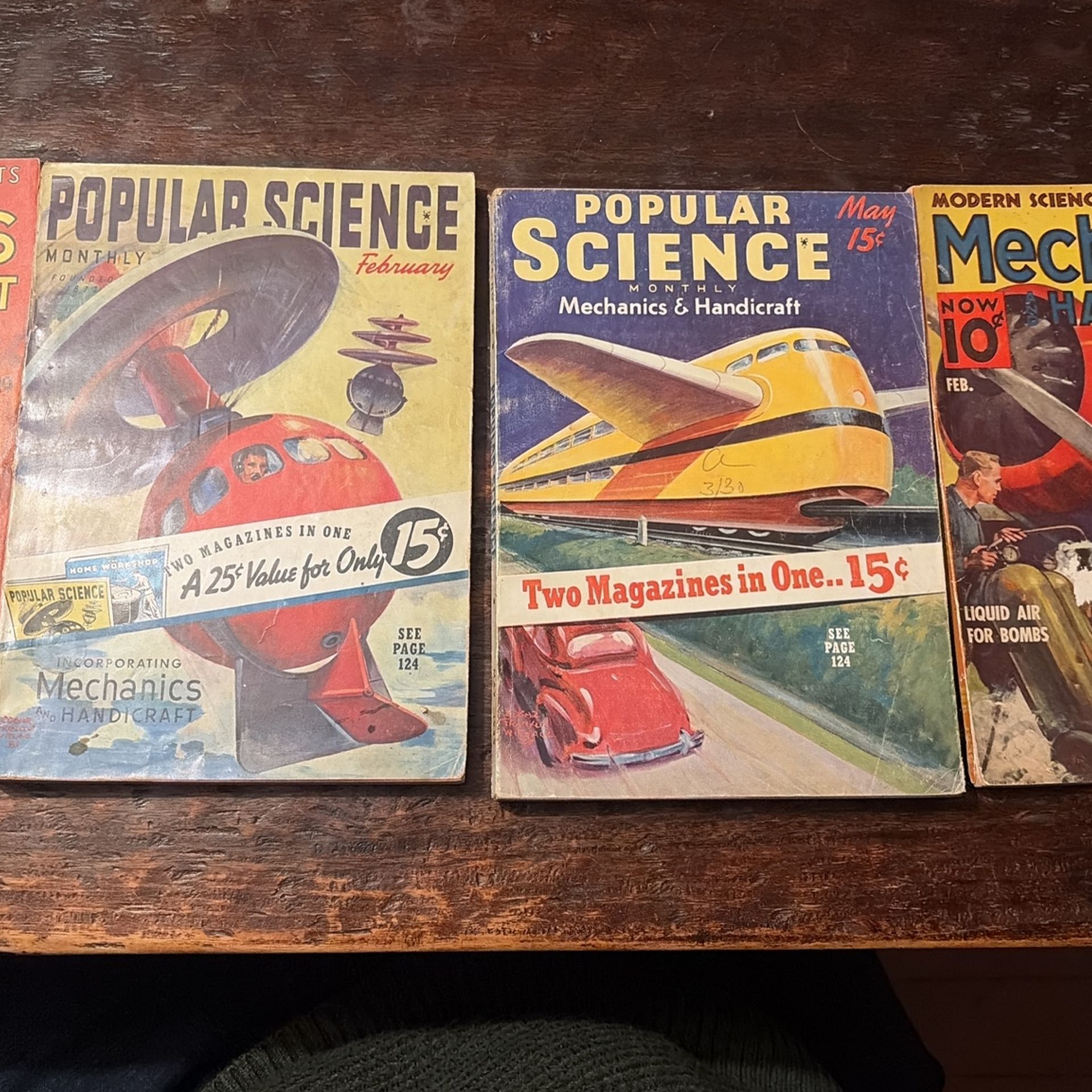 1(contact info removed) Mexchani Popular Science/Mechanics Magazines