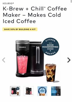 K-Brew + Chill" Coffee Maker - Makes Cold Iced Coffee