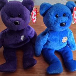 Beanie Babies - Princess and Clubby