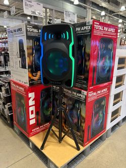 Ion Total PA Apex – 500W Portable Bluetooth PA Speaker, 10" Sub, & 50-Hour Battery