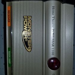 Monster Power home theater power bar surge protector