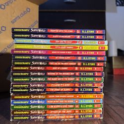 Huge Lot Of Goosebumps Books 