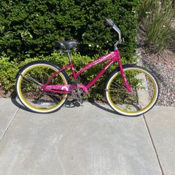 26” Diamondback Della Cruz Ladies Lavander Beach Cruiser 