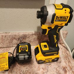 New Dewalt impact with new battery and charger firm price