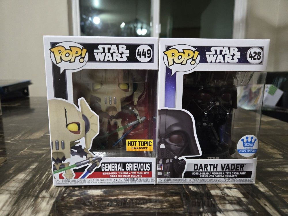 Lot 2 Funko Pops Star Wars 