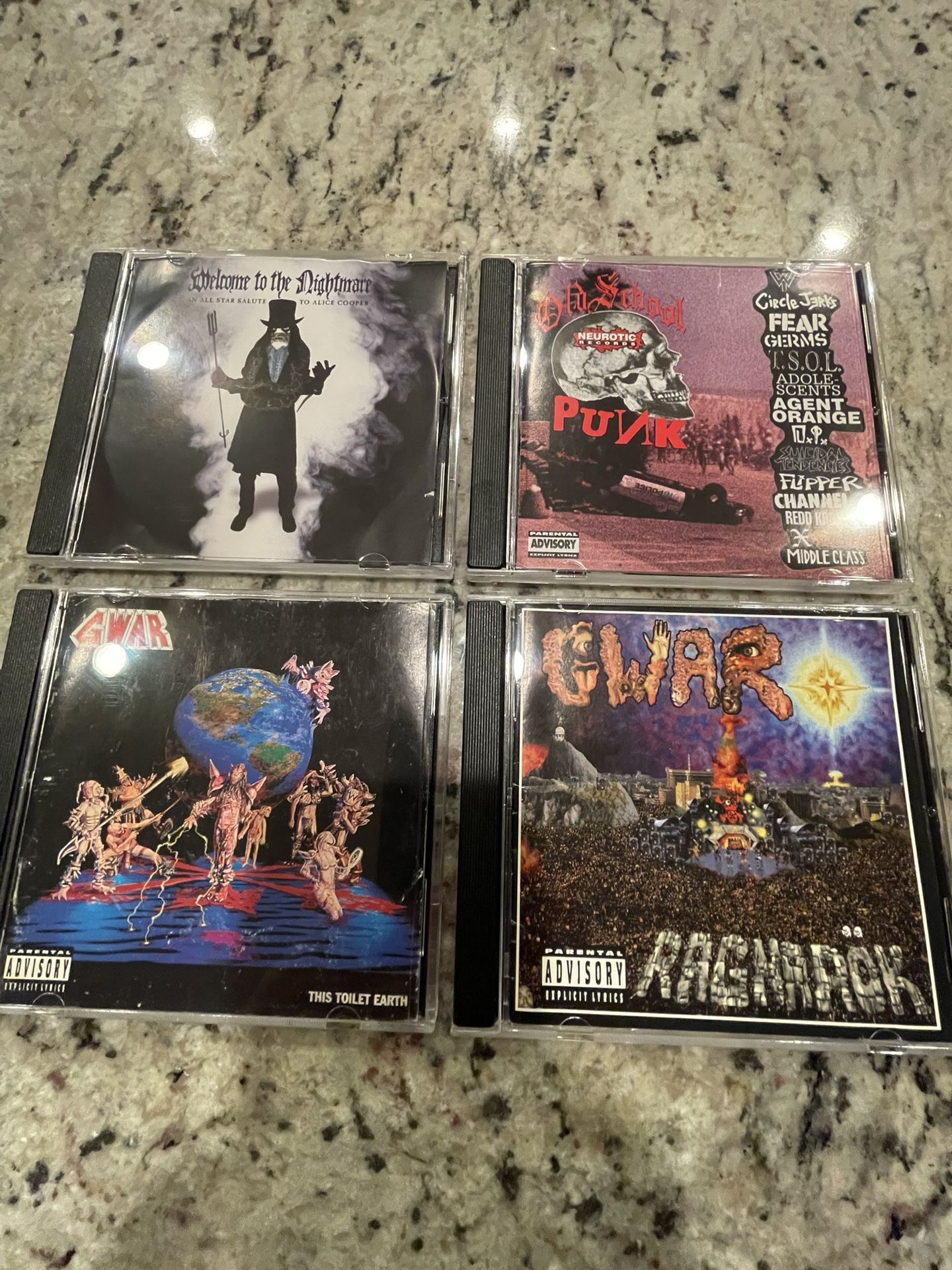 Various METAL, PUNK CDs (read description)