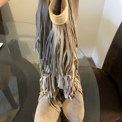 Zara Fringe Boots 