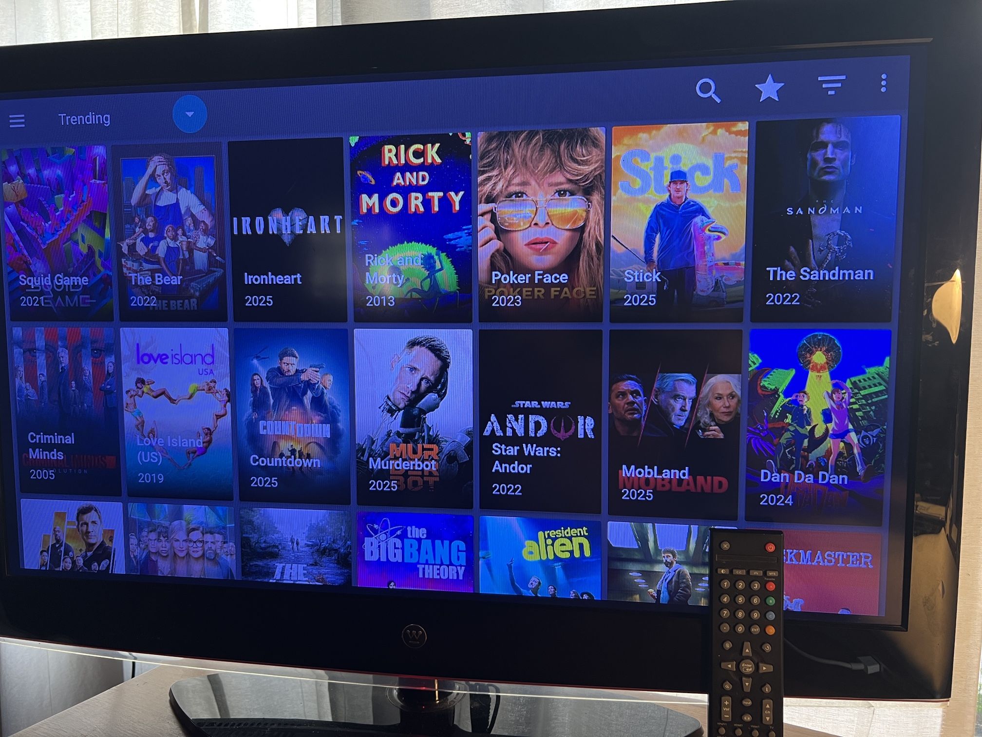 32” TV Westinghouse w/remote • Available • Firm