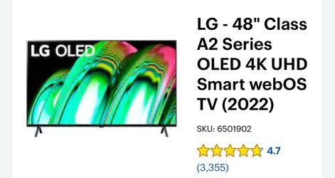 LG 48" A2 Series OLED 4K Smart TV