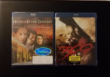 Bluray: house of flying daggers & 300