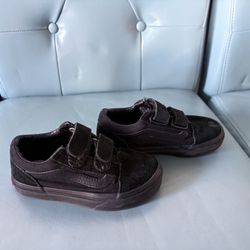 Black Velcro Vans