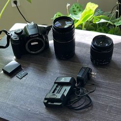 Canon Rebel T6 +lens