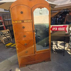 Bndle Standing Closet 2 side tables and 2 twin bed heads boards