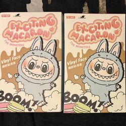 POP MART Labubu Exciting Macaron Pop Now Single Box (MAC V1 Soymilk)