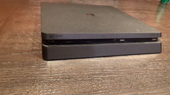 PS4 with controller