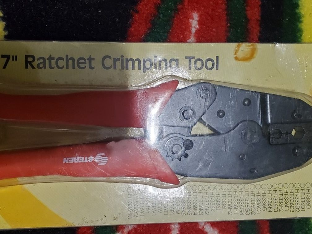 8.7 inch ratchet crimping tool Steren tools
