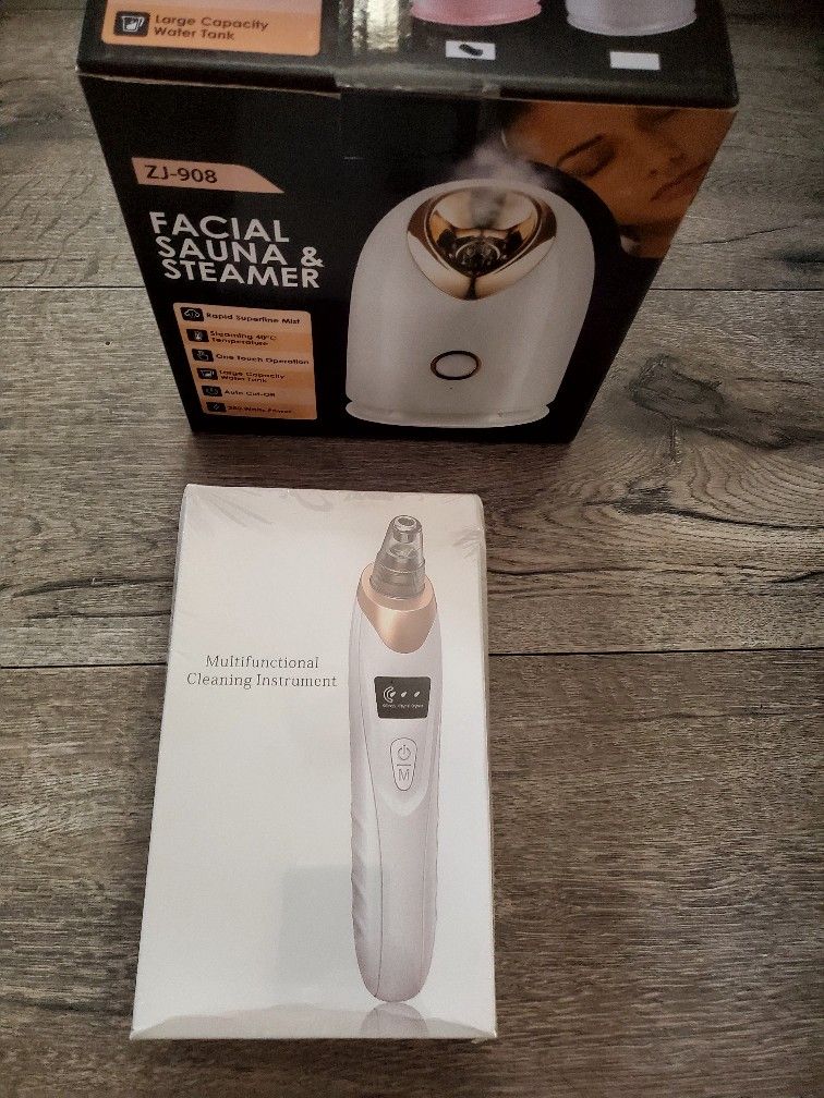 New 💫Facial Steamer and Black head Remover