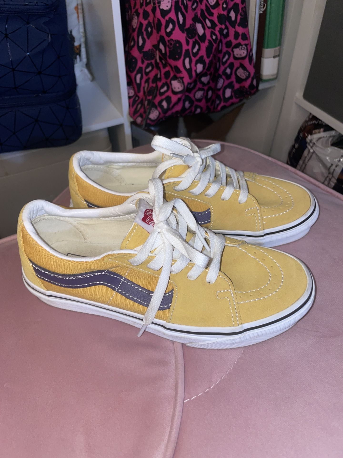 Vans Gold Sk8 Low Shoes Gold/Yellow Men's Size Women's Size