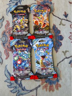 Stellar crown sleeved booster pack art set