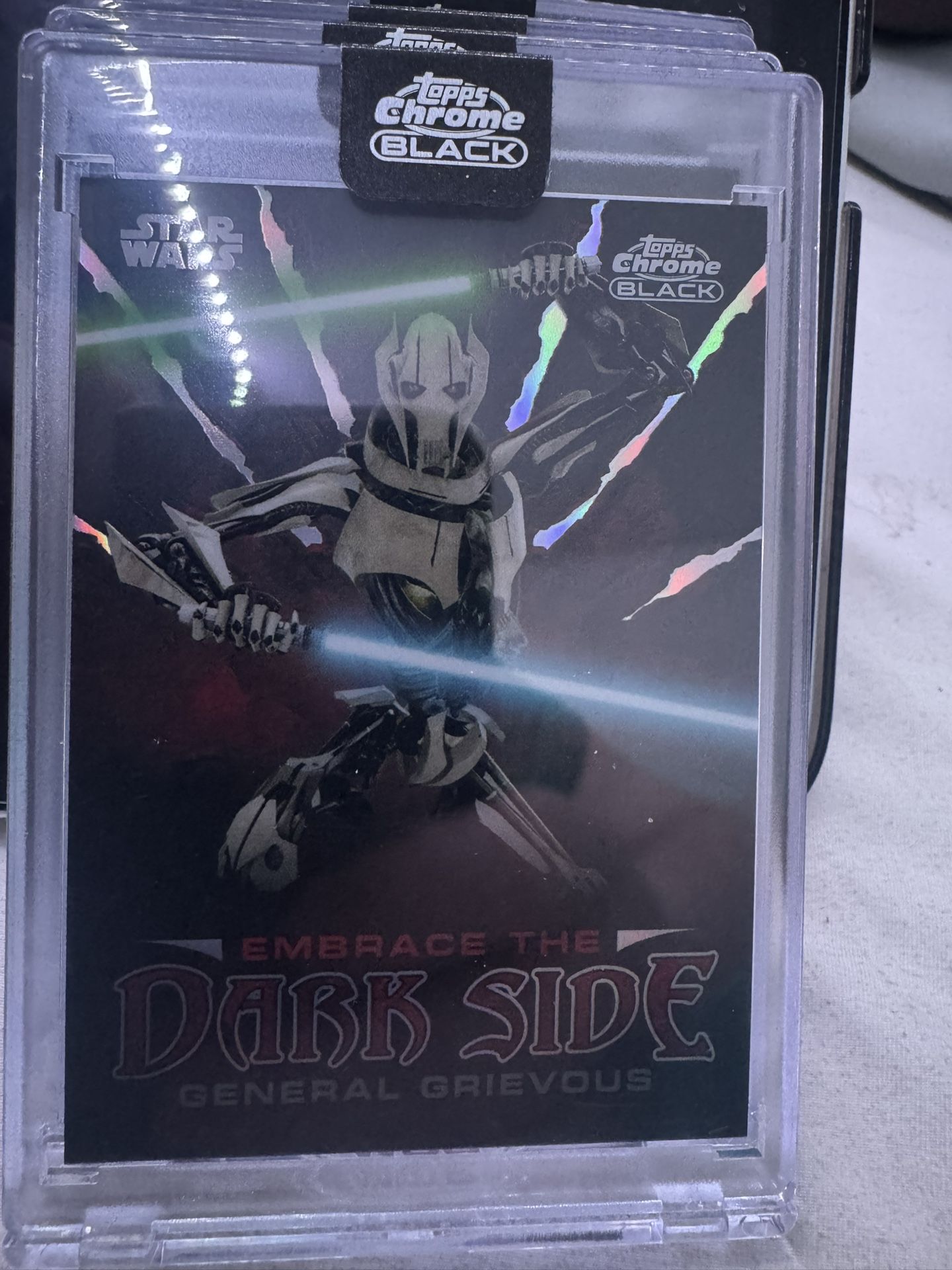 2024 Star Wars Topps Chrome Black Embrace The Dark Side General Grievous