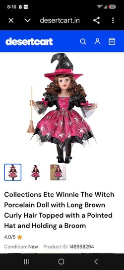 Winnie witch doll